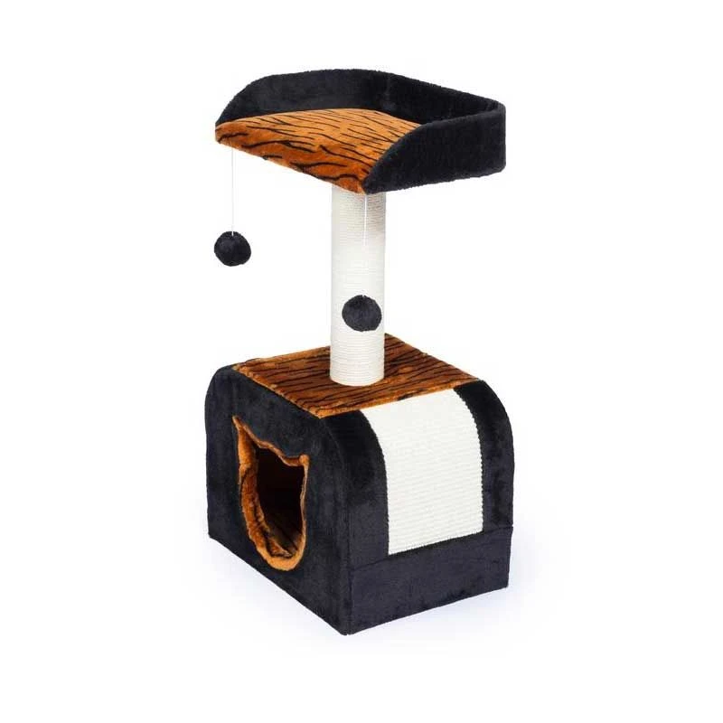 Rascador Con Guarida Kitty Power Paws Tigre 4 Rascador Con Guarida Kitty Power Paws Tigre - Imagen 2