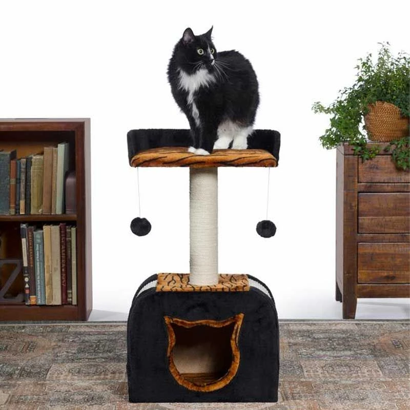 Rascador Con Guarida Kitty Power Paws Tigre 5 Rascador Con Guarida Kitty Power Paws Tigre - Imagen 3