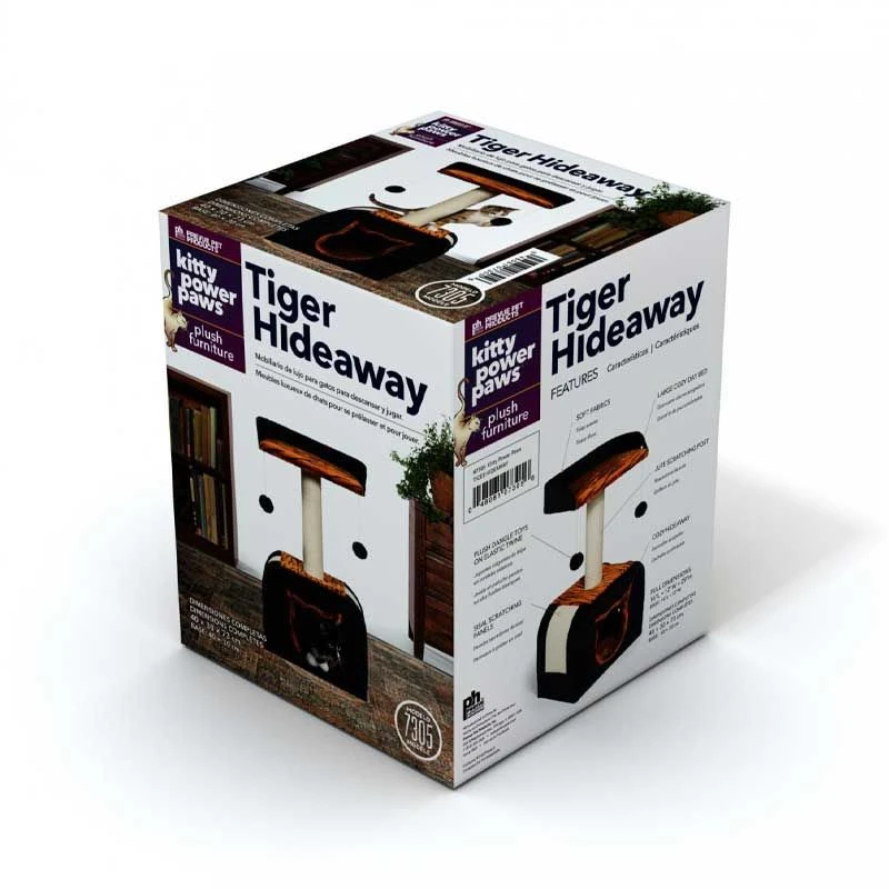 Rascador Con Guarida Kitty Power Paws Tigre 6 Rascador Con Guarida Kitty Power Paws Tigre - Imagen 4