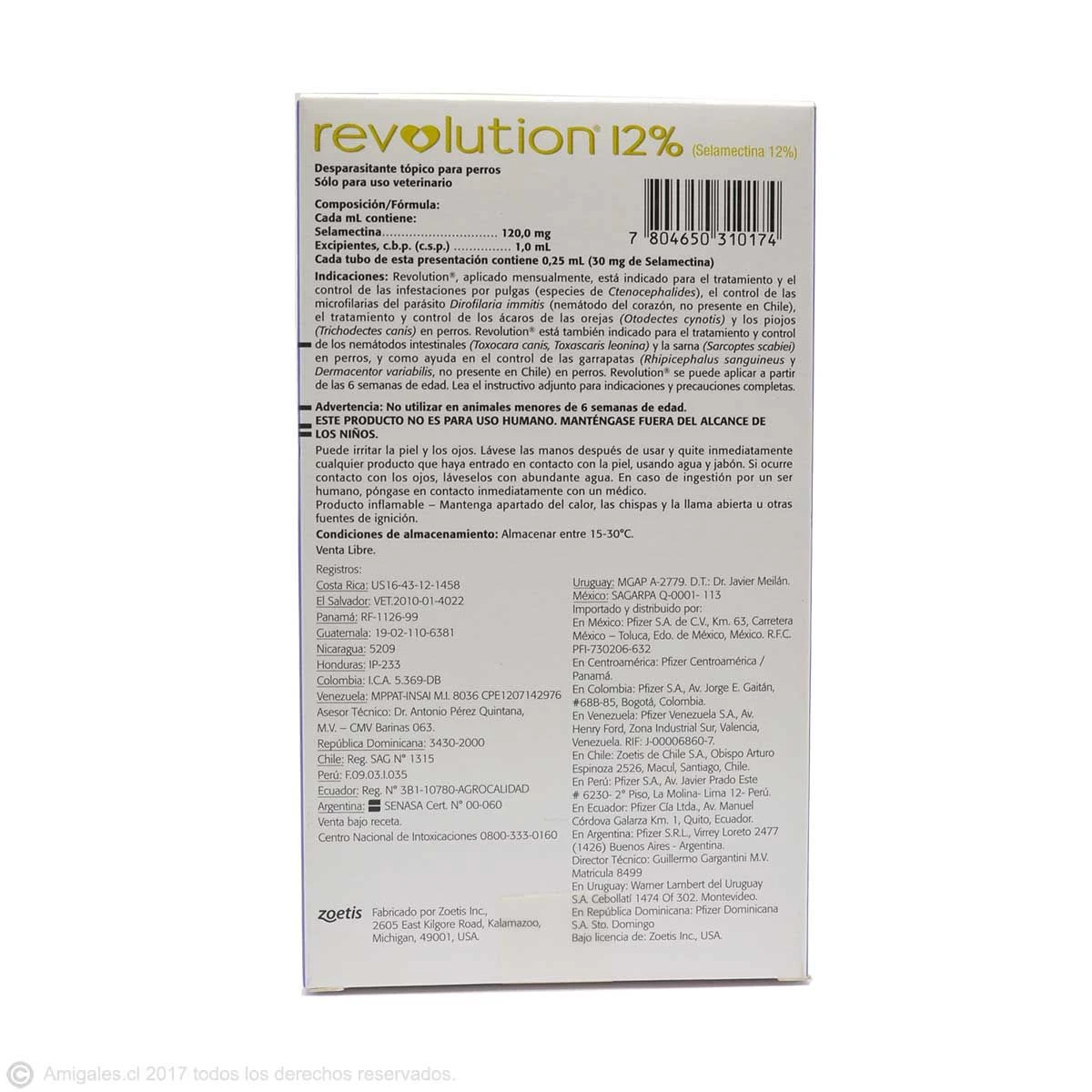 Antiparasitario REVOLUTION 12% Para Perros De 2,6 A 5,0 Kg 4 Antiparasitario REVOLUTION 12% Para Perros De 2,6 A 5,0 Kg - Imagen 2