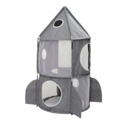 Catit Vesper Rocket -Mascotas Productos Tienda rocket catit gris 3