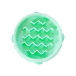 Comedero Lento "Fun Feeder Slow Bowl" -Mascotas Productos Tienda s mint slow 1