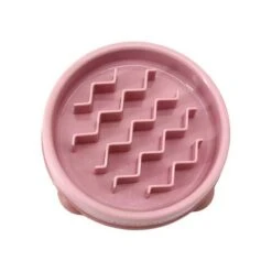 Comedero Lento "Fun Feeder Slow Bowl" -Mascotas Productos Tienda s pink slow 1