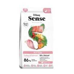 Dibaq Sense Grain Free Pavo Y Salmón Para Gatitos