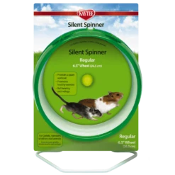 Rueda Spinner Silenciosa Kaytee -Mascotas Productos Tienda silentspinner 26.5 cm verde