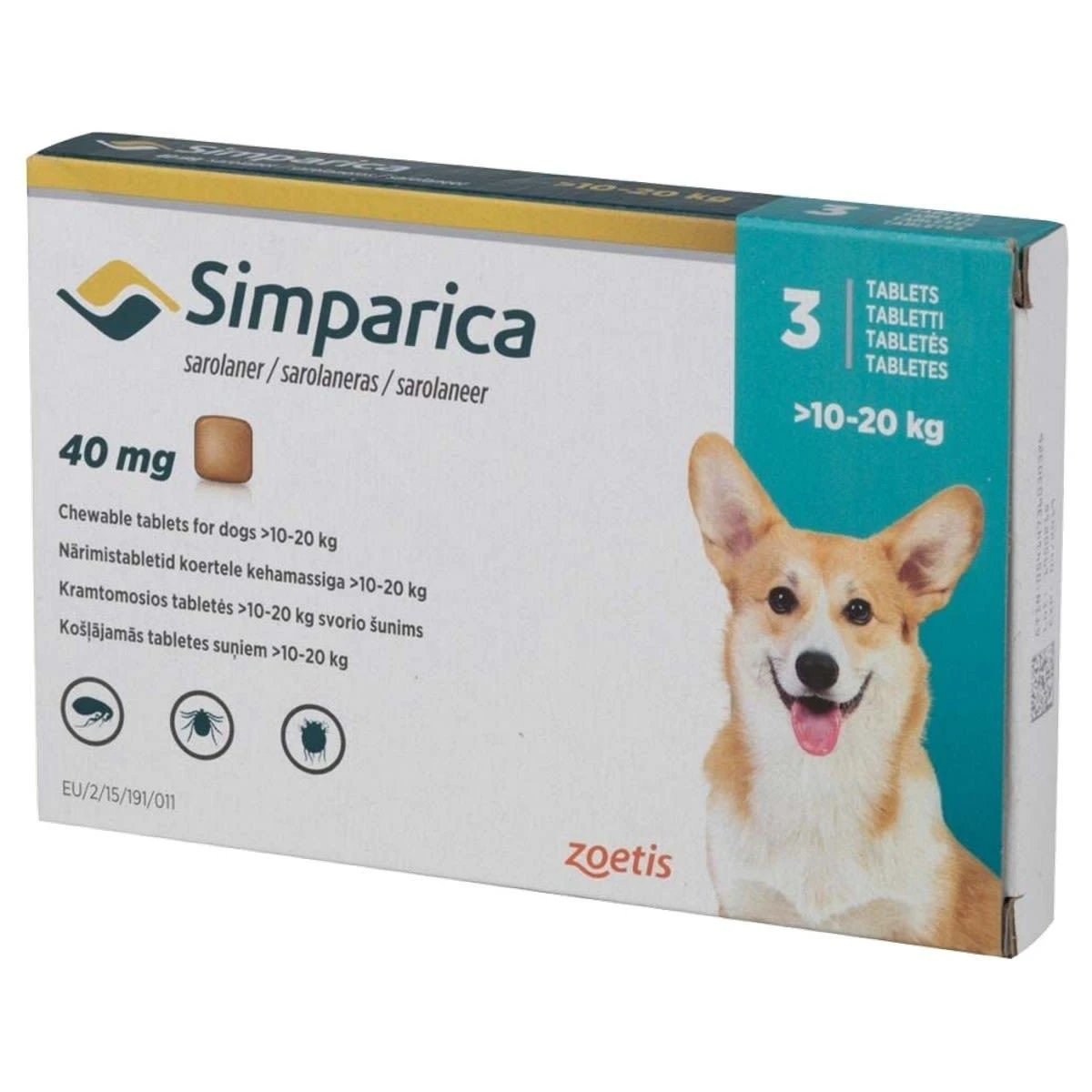 Simparica Antiparasitario Para Perros - 3 Comprimidos 8 Simparica Antiparasitario Para Perros - 3 Comprimidos - Imagen 6