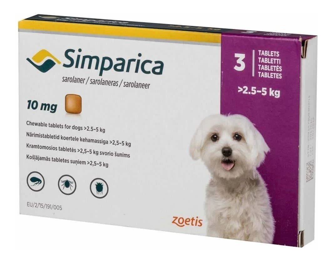Simparica Antiparasitario Para Perros - 3 Comprimidos 6 Simparica Antiparasitario Para Perros - 3 Comprimidos - Imagen 4