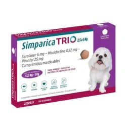 Simparica Trio Zoetis 1 Comprimido -Mascotas Productos Tienda simparica trio 2