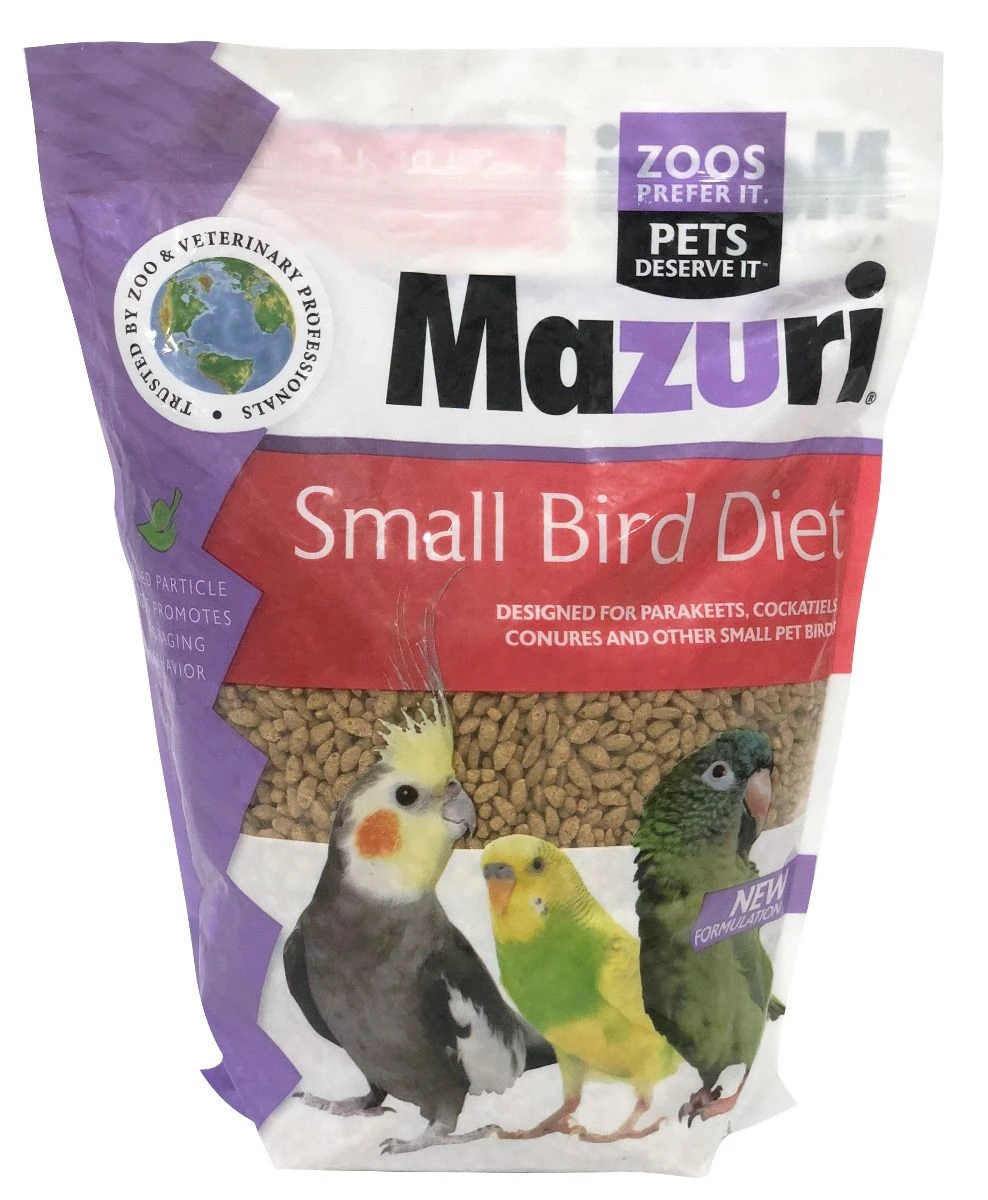 Mazuri Alimento Para Aves Pequeñas "Small Bird Diet" 3 Mazuri Alimento Para Aves Pequeñas "Small Bird Diet"