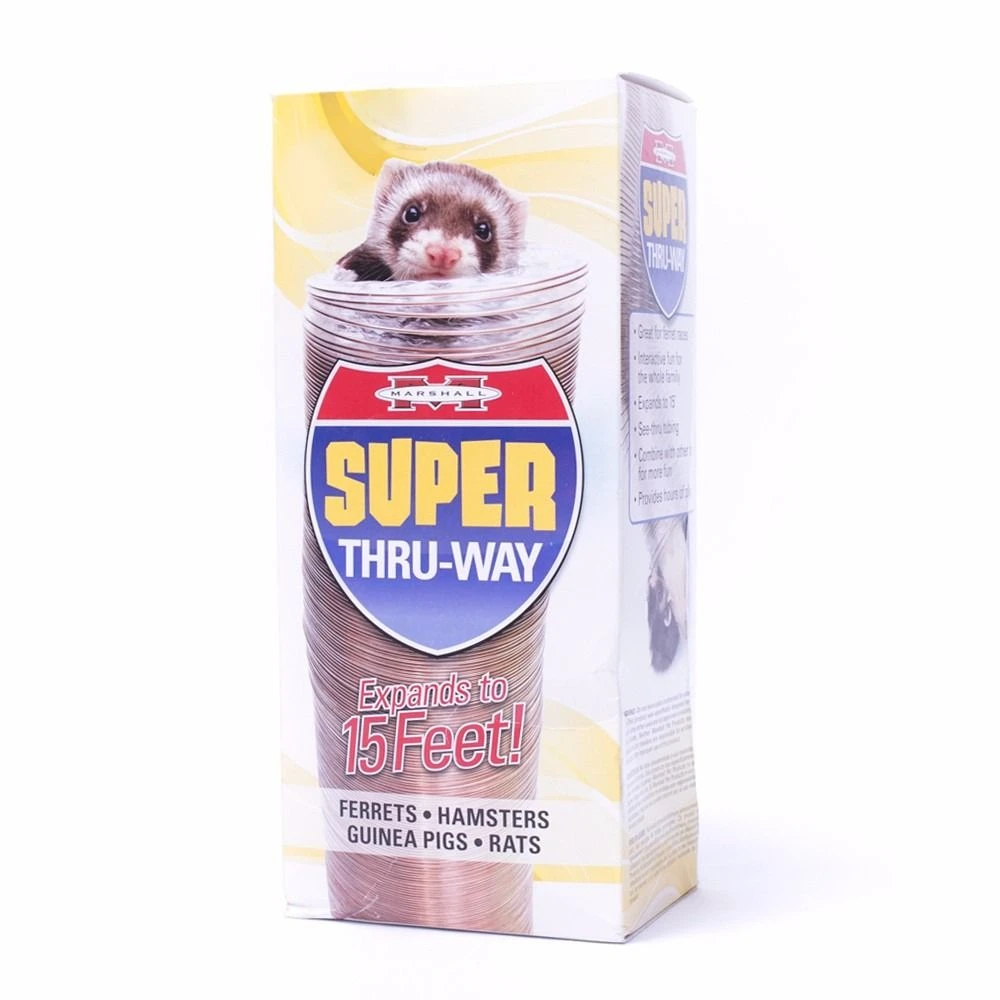 Túnel De Juguete "Super Thru-Way" Para Hurón 3 Túnel De Juguete "Super Thru-Way" Para Hurón