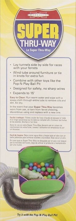 Túnel De Juguete "Super Thru-Way" Para Hurón 15 Túnel De Juguete "Super Thru-Way" Para Hurón -Mascotas Productos Tienda super thru way c