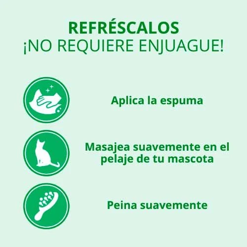 Shampoo En Seco Tropiclean Para Gatos 5 Shampoo En Seco Tropiclean Para Gatos - Imagen 3