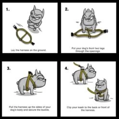 Arnés Woof Concept "Combat" Para Perros -Mascotas Productos Tienda woff arnes usos 2 1