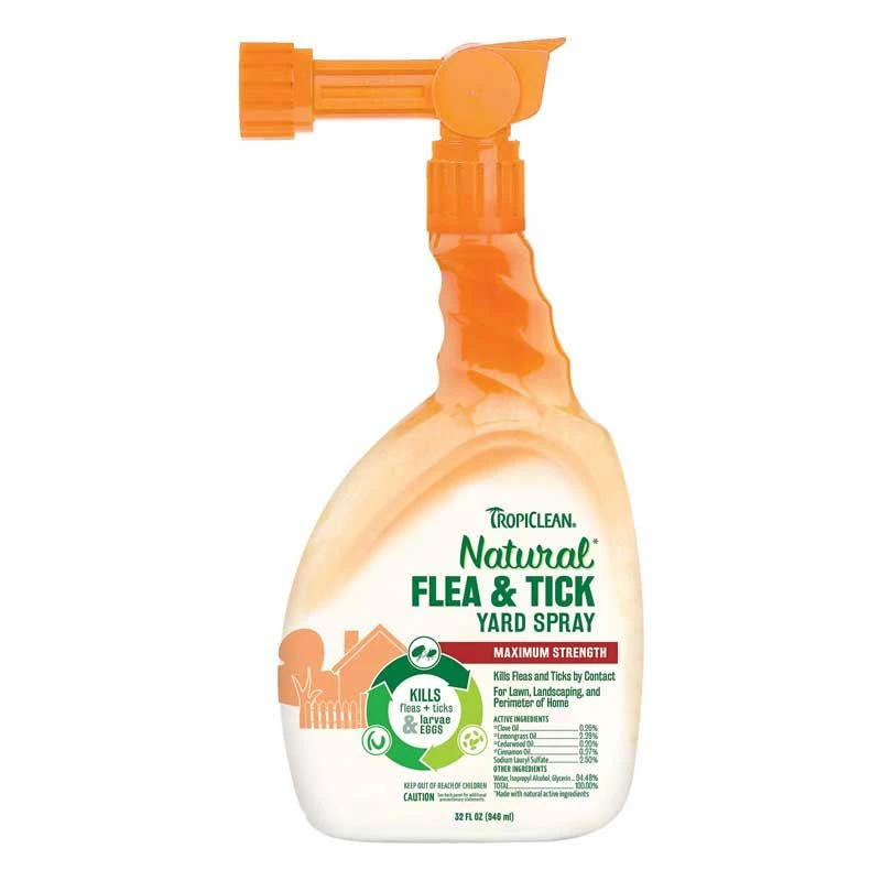 Yard Spray TropiClean Natural: "Flea & Tick" Para El Patio 3 Yard Spray TropiClean Natural: "Flea & Tick" Para El Patio